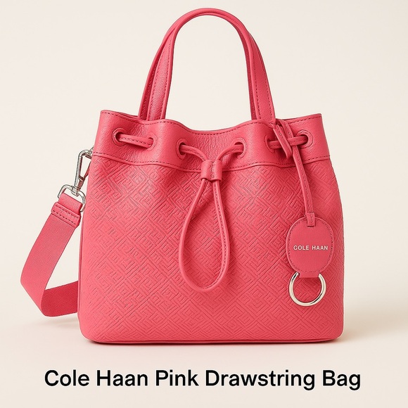 Cole Haan Quilted Logo Small Bucket Bag (gently loved ❤️‍🩹) - Picture 1 of 7